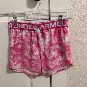 Under Armour Kids Pink Athletic Shorts